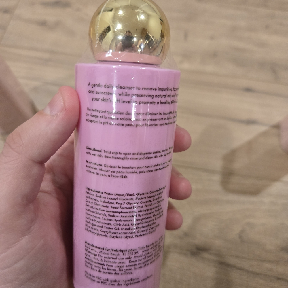 NWT Truly Beauty Skin Smoothie Gentle Facial Cleanser - SEALED Glass Skin Dewy - Picture 3 of 9